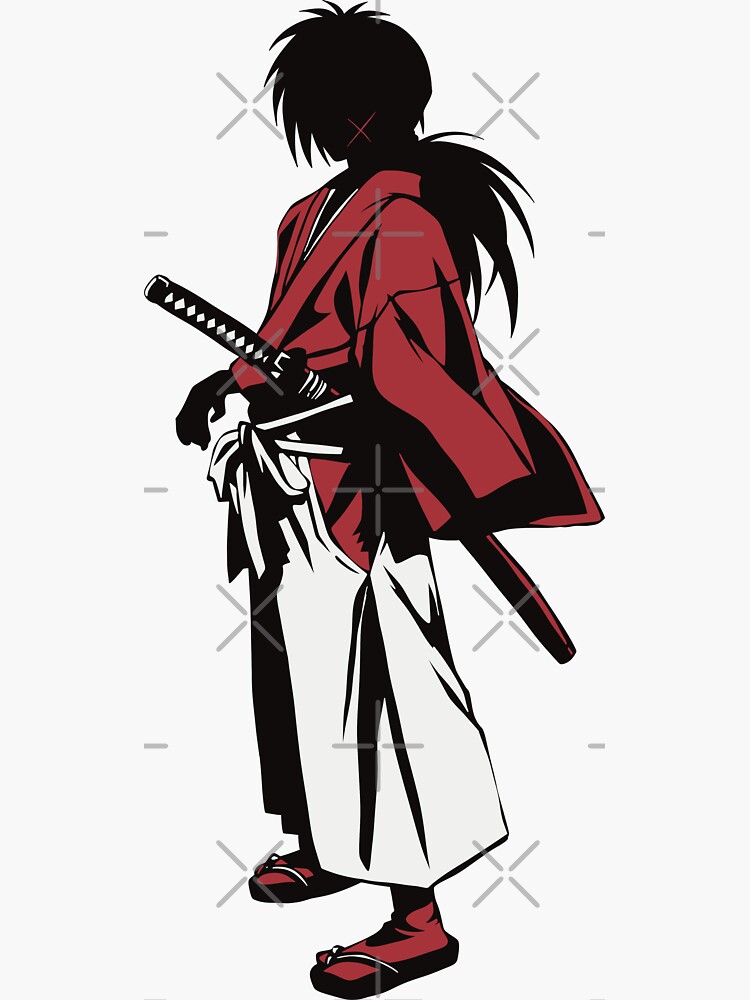 Himura Kenshin from the 2023 Anime series Rurouni Kenshin is