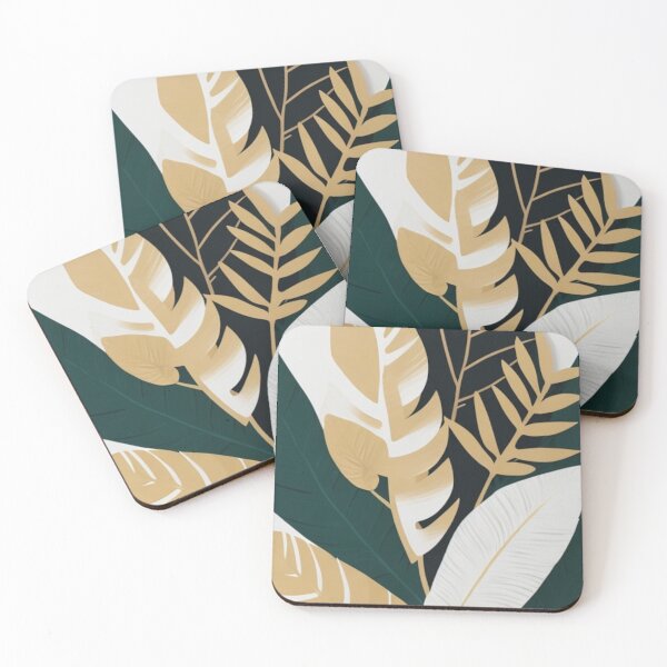 Artikelvorschau, Nordic Decor Tropical Leaves Green Art Plant 005 entworfen und verkauft von Alexis Art Collection.