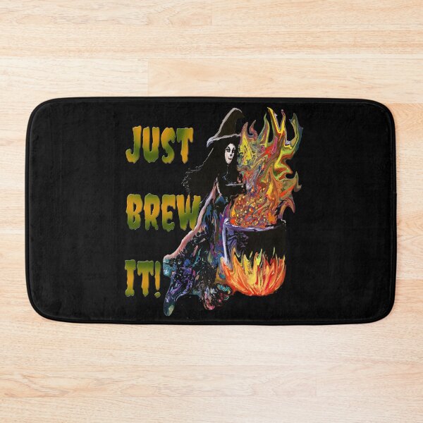 Item preview, Just Brew It - Halloween Witch designed and sold by Karen Simon.