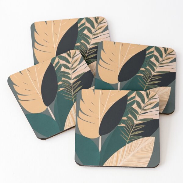 Artikelvorschau, Nordic Decor Tropical Leaves Green Art Plant 007 entworfen und verkauft von Alexis Art Collection.