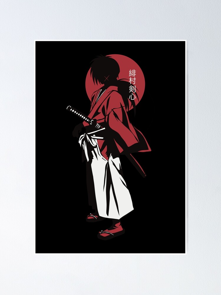 Anime Temporary Tattoo Rurouni Kenshin Himura Kenshin Sticker Cosplay Prop