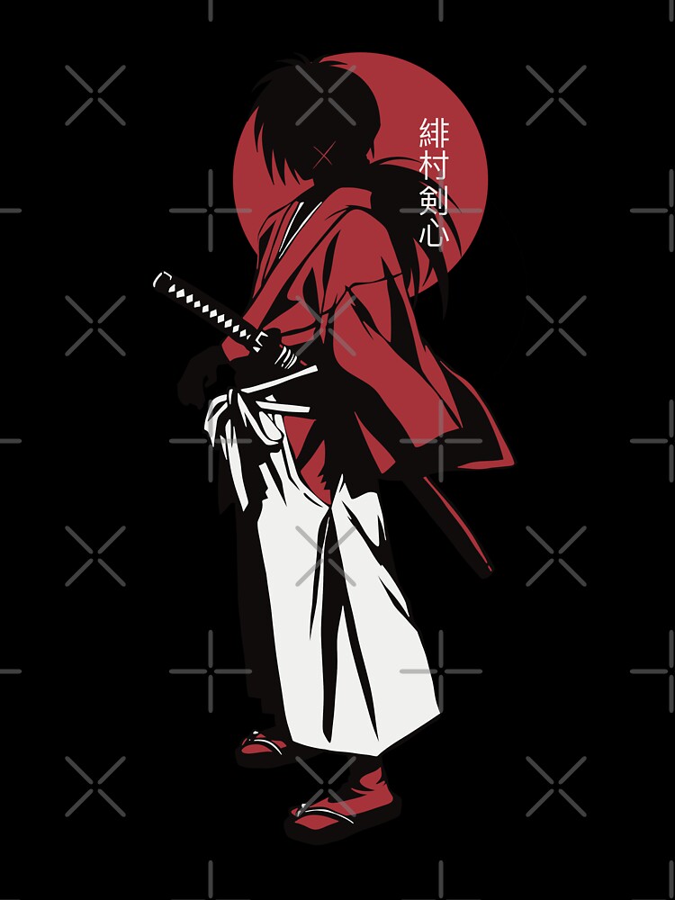 Rurouni Kenshin Samurai X' Poster, picture, metal print, paint by  Silhouette Anime Art