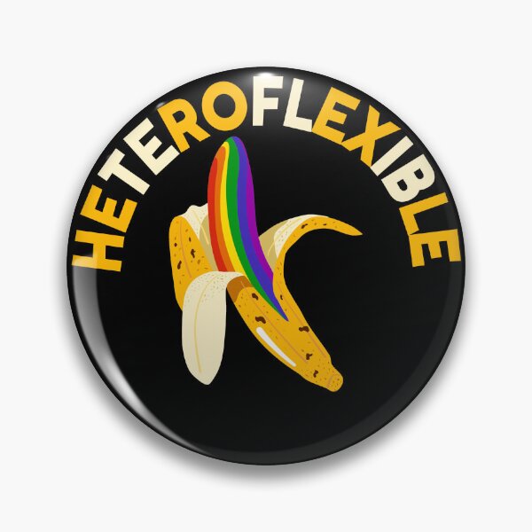 Item preview, Heteroflexible - LGBT Lesbian Gay bisexual Trans Straight designed and sold by Sticker Up.