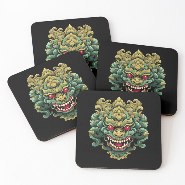 Item preview, Mystical Barong Balinese Vector Art 2 designed and sold by eyestetix.