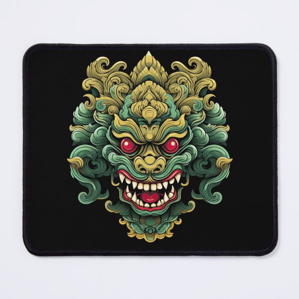 Item preview, Mystical Barong Balinese Vector Art 2 designed and sold by eyestetix.
