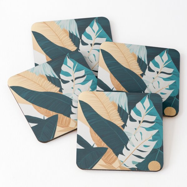 Artikelvorschau, Nordic Decor Tropical Leaves Green Art Plant 009 entworfen und verkauft von Alexis Art Collection.