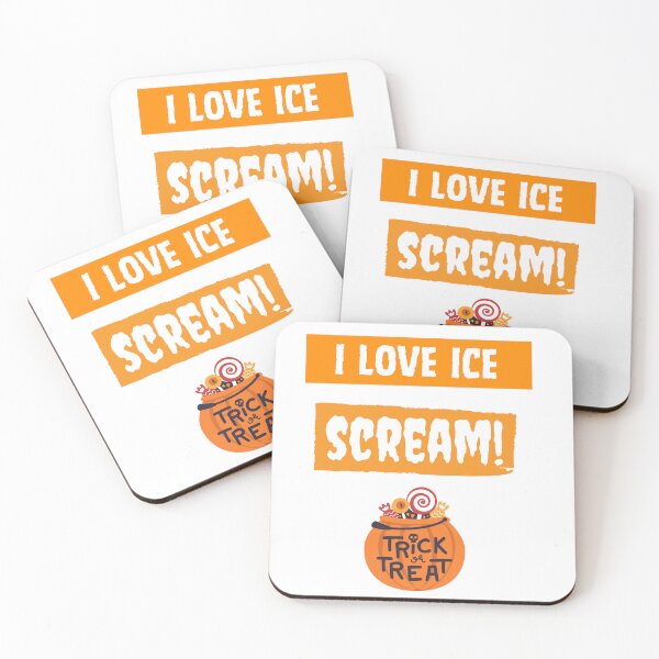 Item preview, I LOVE Ice SCREAM!!! Halloween trick or treat. designed and sold by Acorn-Studio.