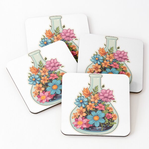 Item preview, Flower Bouquet in Lab Glassware designed and sold by Lamarcy.