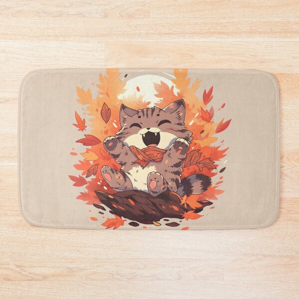 Item preview, Joyful Bobkitten in Bold Fall Palette designed and sold by InkedBeasts.