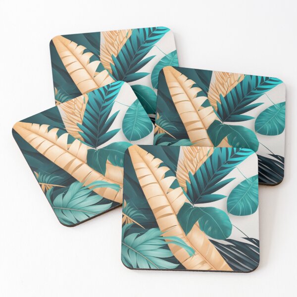Artikelvorschau, Nordic Decor Tropical Leaves Green Art Plant 010 entworfen und verkauft von Alexis Art Collection.
