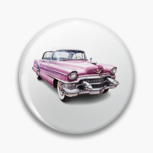 Item preview, Retro Ride: Cruisin' in a Pink Cadillac - 1950s Nostalgia designed and sold by Pixel  Playground.