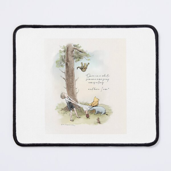 Item preview, Tiggers can't climb Trees. Pooh, Roo, Eeyore, Piglet and Christopher Robin designed and sold by AncientFleming.