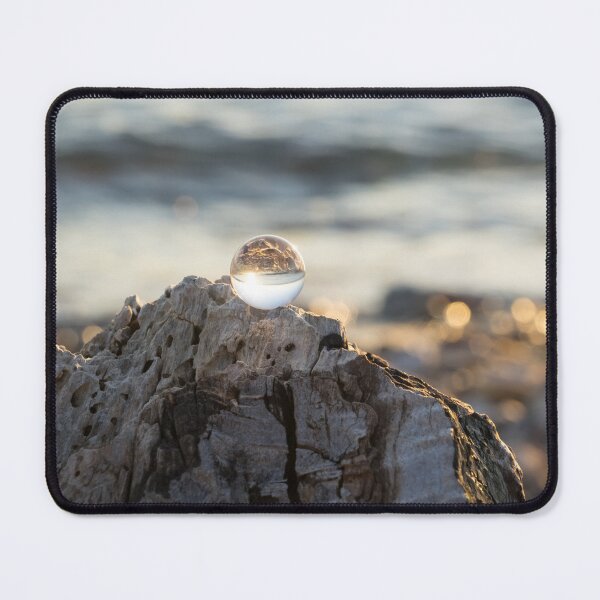 Item preview, Crystal Ball on a Driftwood Pedestal at the Beach - Take One designed and sold by Georgia Mizuleva.