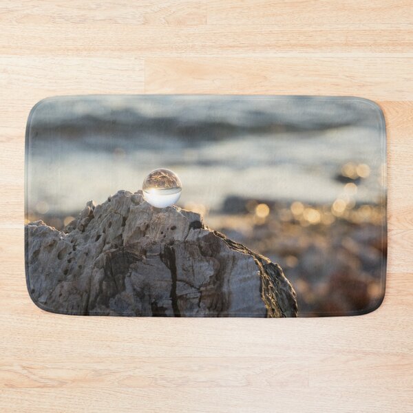 Item preview, Crystal Ball on a Driftwood Pedestal at the Beach - Take One designed and sold by Georgia Mizuleva.