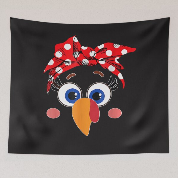 Item preview, Cute Turkey Face Leopard Headband Funny Thanksgiving Autumn designed and sold by William Parker.