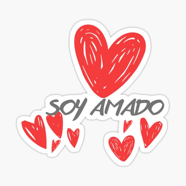 I am loved, I am a man Sticker