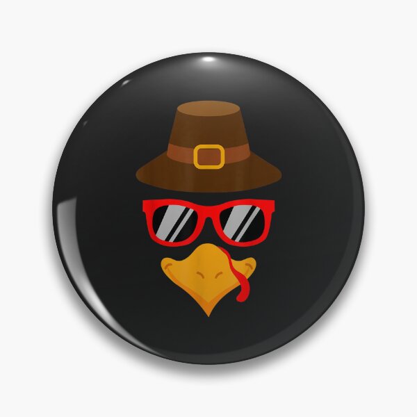 Item preview, Cute Turkey Face Shirt Boys Kids Men Glasses Thanksgiving designed and sold by William Parker.