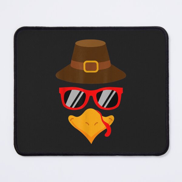 Item preview, Cute Turkey Face Shirt Boys Kids Men Glasses Thanksgiving designed and sold by William Parker.
