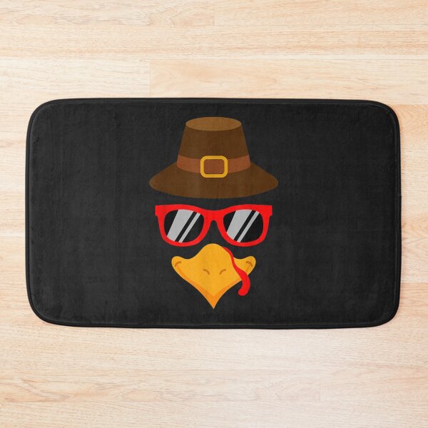 Item preview, Cute Turkey Face Shirt Boys Kids Men Glasses Thanksgiving designed and sold by William Parker.