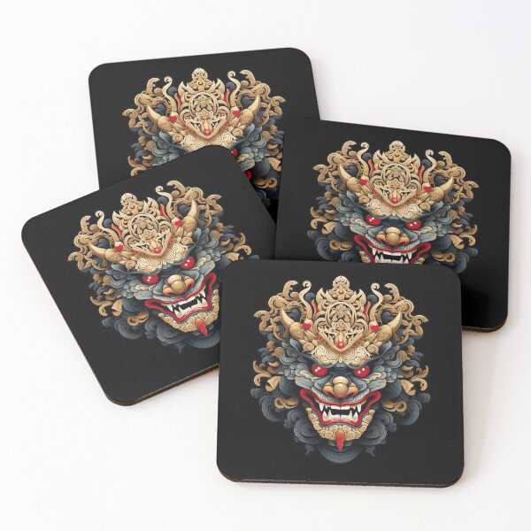 Item preview, Mystical Barong Balinese Vector Art 3 designed and sold by eyestetix.
