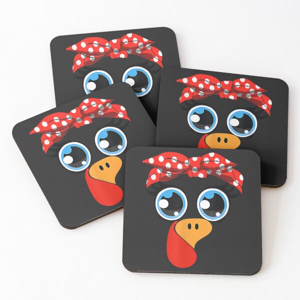 Item preview, Cute Turkey Face Women Little Girls Funny Thanksgiving designed and sold by William Parker.