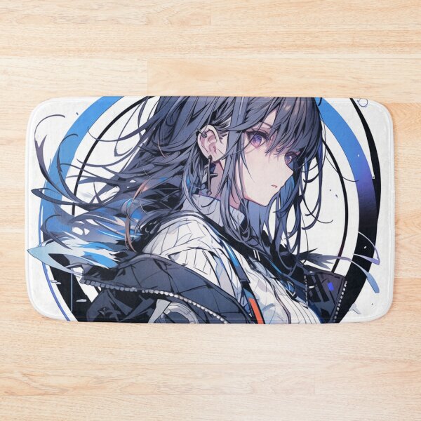 Item preview, anime style boss girl (blue) designed and sold by Lewis-mart.