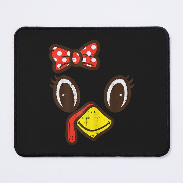 Item preview, Cute Turkey Face Ribbon Thanksgiving Kid Toddler Girls Women designed and sold by William Parker.