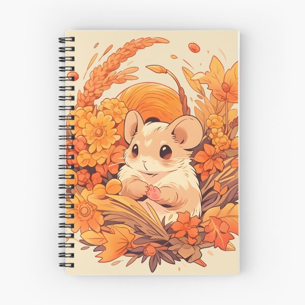 Item preview, Concerned Harvest Mouse Amid Fall Foliage designed and sold by InkedBeasts.