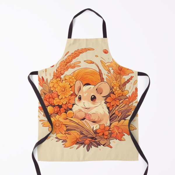 Item preview, Concerned Harvest Mouse Amid Fall Foliage designed and sold by InkedBeasts.