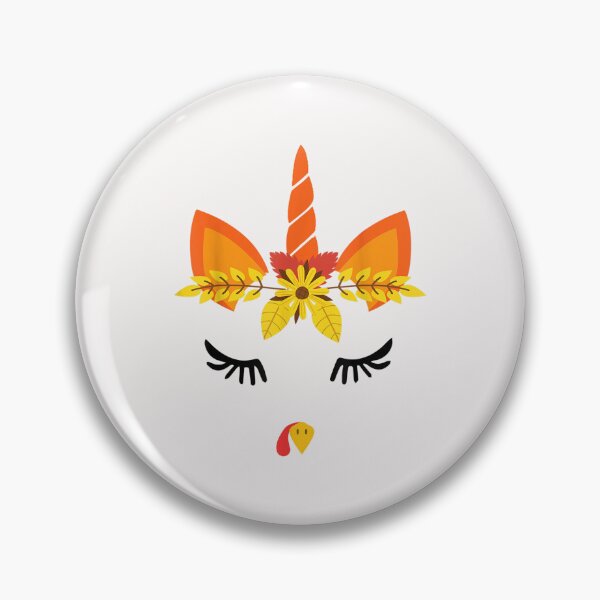 Item preview, Cute Unicorn Turkey Face Thanksgiving Costume Girls Women designed and sold by William Parker.