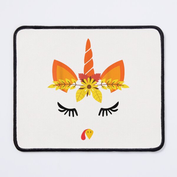 Item preview, Cute Unicorn Turkey Face Thanksgiving Costume Girls Women designed and sold by William Parker.