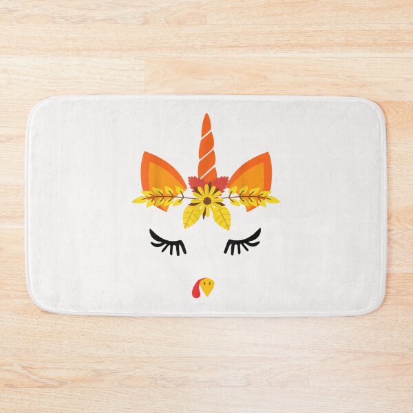 Item preview, Cute Unicorn Turkey Face Thanksgiving Costume Girls Women designed and sold by William Parker.