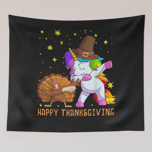 Item preview, Cute Unicorn Thanksgiving Shirt For Girls Pilgrim Hat Turkey designed and sold by William Parker.