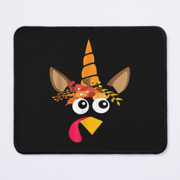 Item preview, Cute Unicorn Turkey Autumn Fall Face Funny Thanksgiving 2022 designed and sold by William Parker.