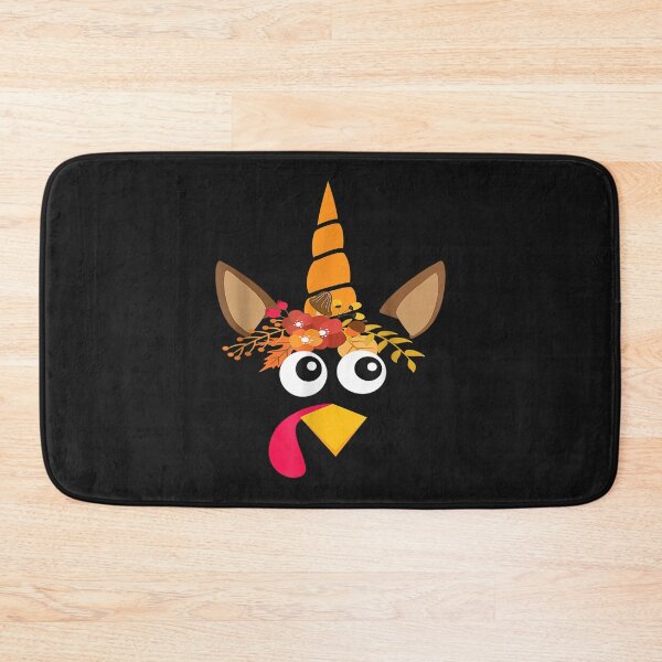 Item preview, Cute Unicorn Turkey Autumn Fall Face Funny Thanksgiving 2022 designed and sold by William Parker.