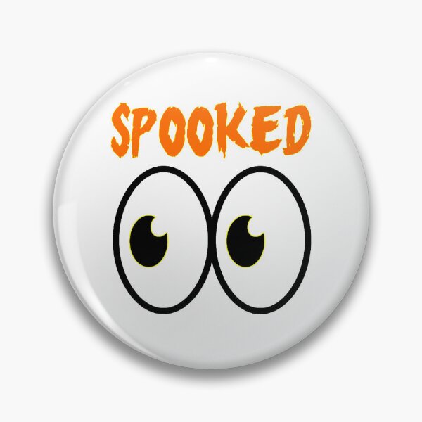 Item preview, Spooked By Halloween  - Scared Eyes Looking Sideways  designed and sold by Oaks Creations.