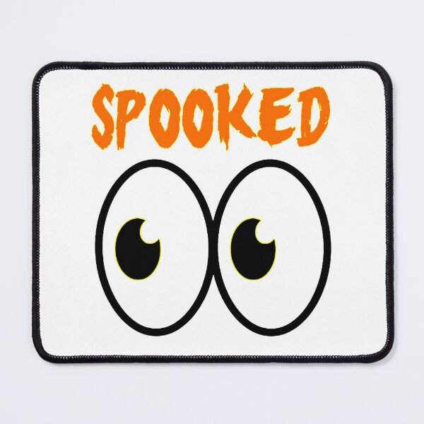 Item preview, Spooked By Halloween  - Scared Eyes Looking Sideways  designed and sold by Oaks Creations.