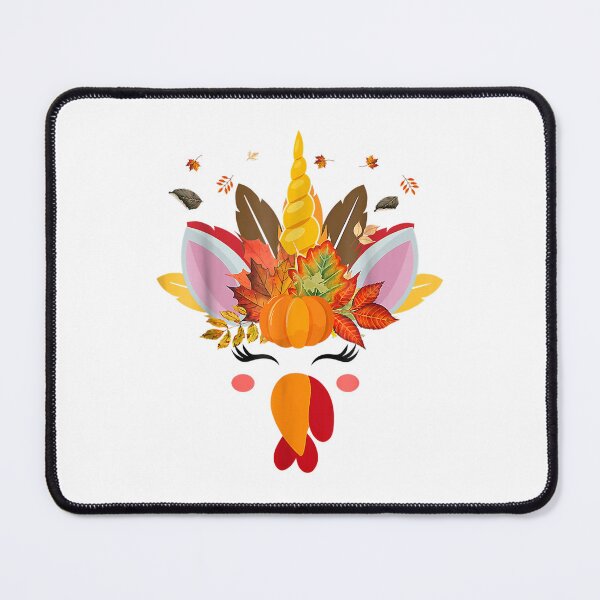 Item preview, Cute Unicorn Turkey Face Girl Autumn Fall Funny Thanksgiving designed and sold by William Parker.