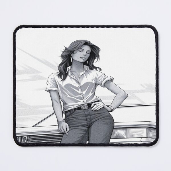 Item preview, Chic Lady, Black-and-White Car designed and sold by AquaPulsecd.