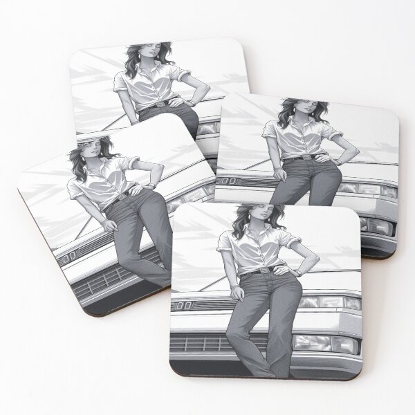 Item preview, Chic Lady, Black-and-White Car designed and sold by AquaPulsecd.