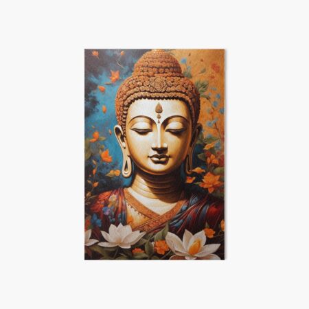 Blue Buddha watercolor painting Canvas Print / Canvas Art by Thubakabra -  Pixels Merch