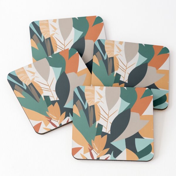 Artikelvorschau, Geometric Nordic Decor Tropical Leaves Green Art Plant 017 entworfen und verkauft von Alexis Art Collection.