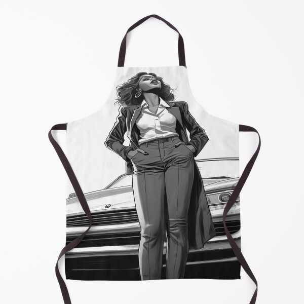 Item preview, Black & White: Girl and Auto designed and sold by AquaPulsecd.