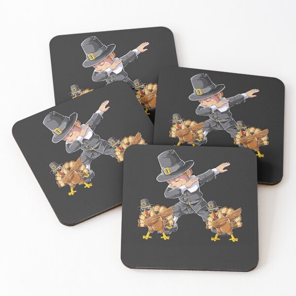 Item preview, Dabbing Pilgrim Turkey Thanksgiving Day Boys Men Funny Dab designed and sold by William Parker.