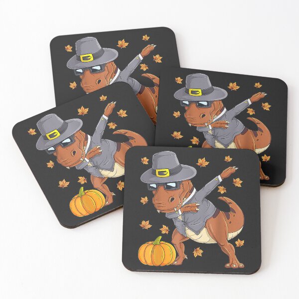 Item preview, Dabbing T Rex Thanksgiving Day Pilgrim Boys Kids Funny Dab  designed and sold by William Parker.
