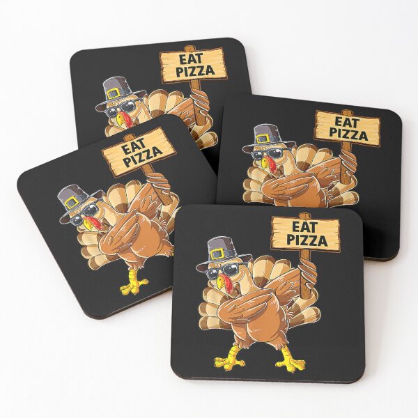 Item preview, Dabbing Turkey Eat Pizza Adult Vegan Kids Thanksgiving Party designed and sold by William Parker.