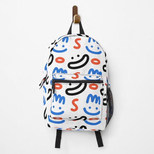 Item preview, Fun colourful line simple doodle minimal - cute smiley groovy pattern designed and sold by TNwandesignart.
