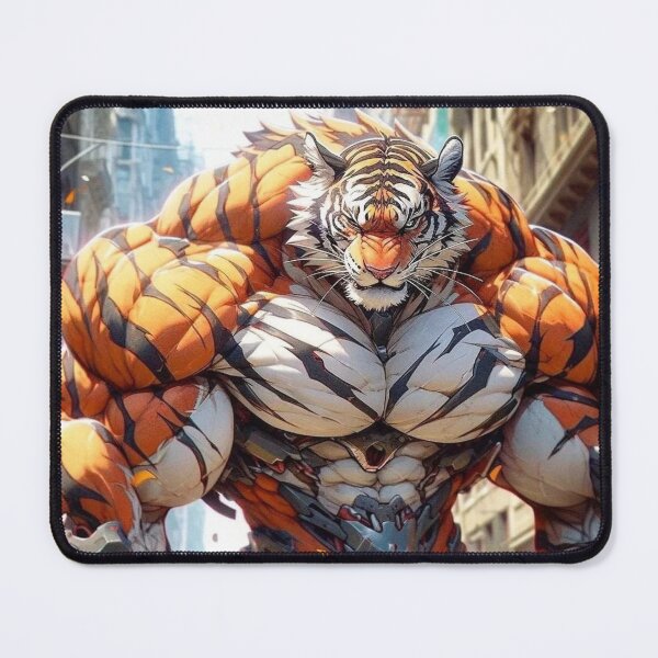 Item preview, Mighty War-Worn Tiger designed and sold by CozyCafete.
