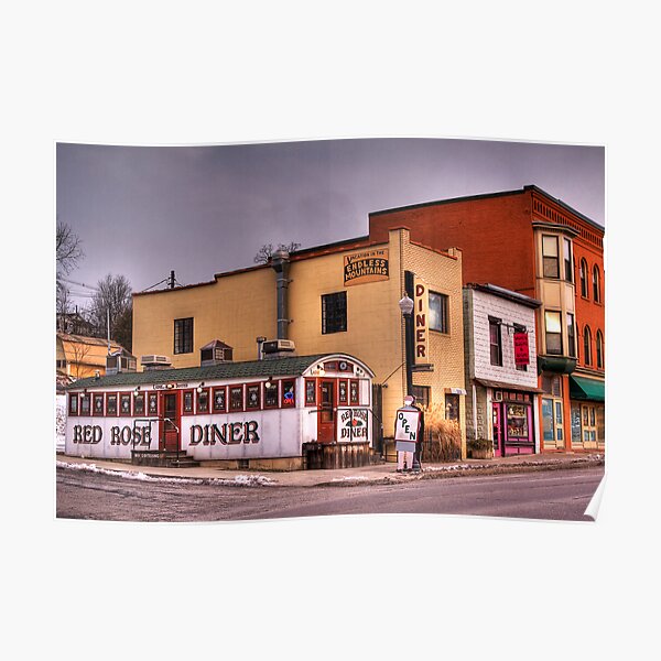 Red Rose Diner Poster
