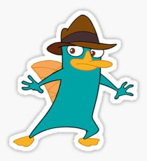 Perry the Platypus Sticker Sticker
